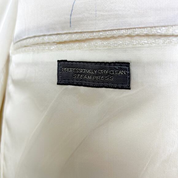 Levi Strauss Tailored Classics Vintage Cream Blazer – Classic Fit,‎ L - Picture 5 of 12